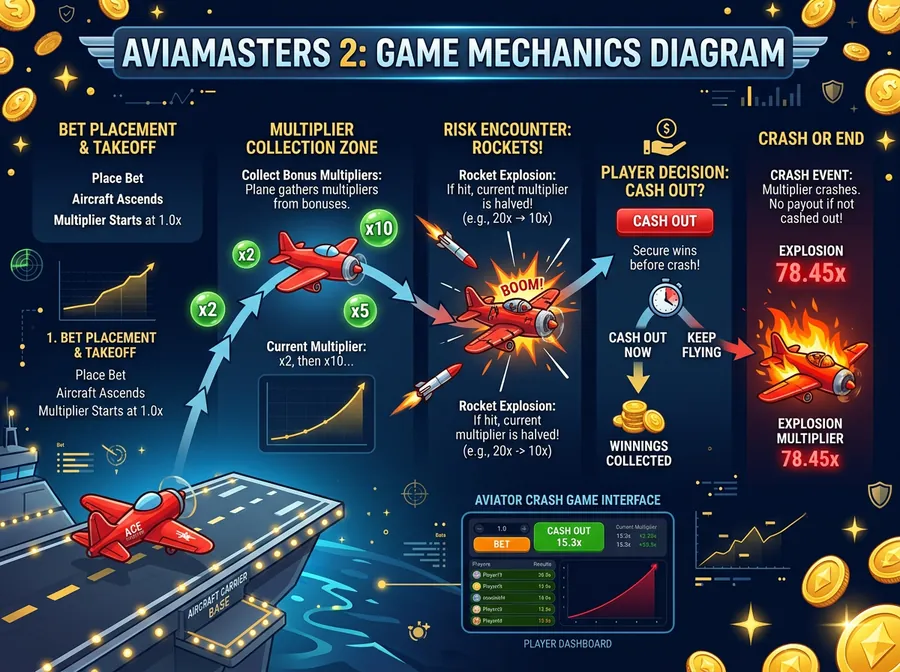 Авиамастерс 2 механика игры — множители и самолёт